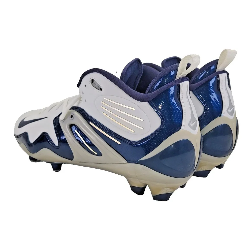Nike Air Zoom Apocalypse IV Men's Blue/White Football Cleats Size 12.5 NOS W/Box